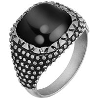 Anello Sector No Limits Uomo Rude in Acciaio Onice SALV13019 - SALV13019